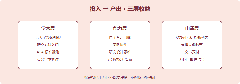 IPsyO 投入与产出对照图